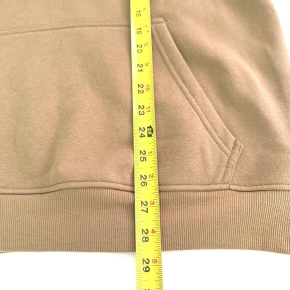 NWT Buffalo David Bitton Men's Pullover Logo Beige Hoodie Sweatshirt Size Medium - Picture 12 of 12